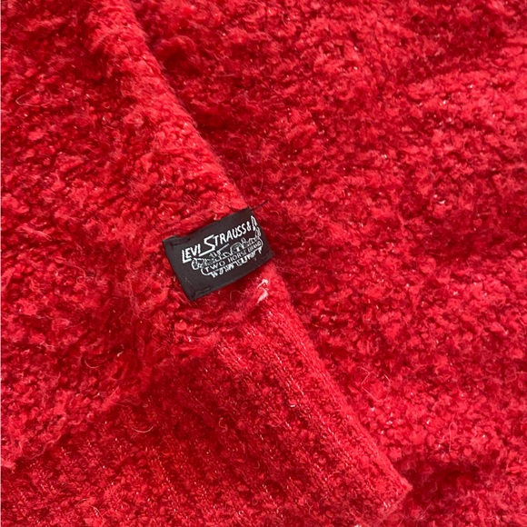 red levi’s relaxed cardigan ☆ size: XL - Picture 4 of 4
